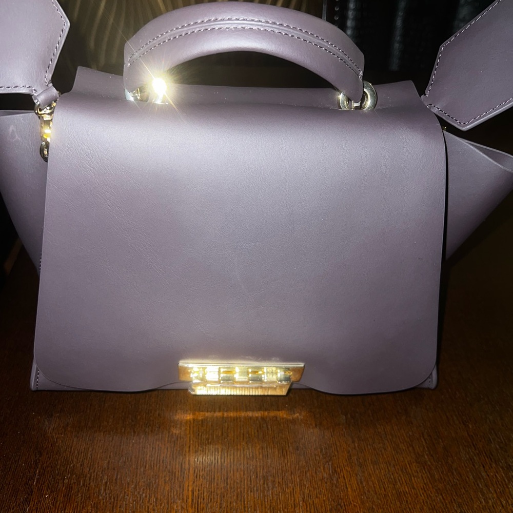 NWT ZAC Posen Eartha Star strap Elegant Deep Plum/Purple Handbag